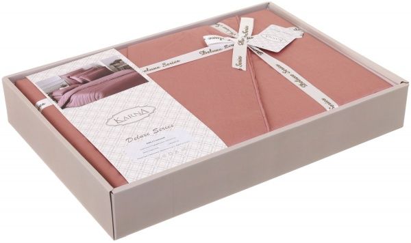 Комплект постельного белья Loft 2 розовый Karna 