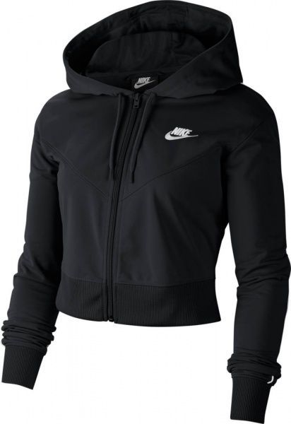 Джемпер Nike W NSW HRTG HOODIE FZ PK CJ2322-010 р. XS чорний