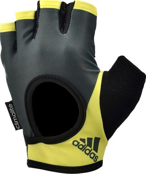 Перчатки для фитнеса Adidas ADGB-14123YLSS р. L желтый 