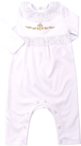 Комбінезон для дівчинки Bembi Сhristening Б114 р.56 білий 3114021130.100 