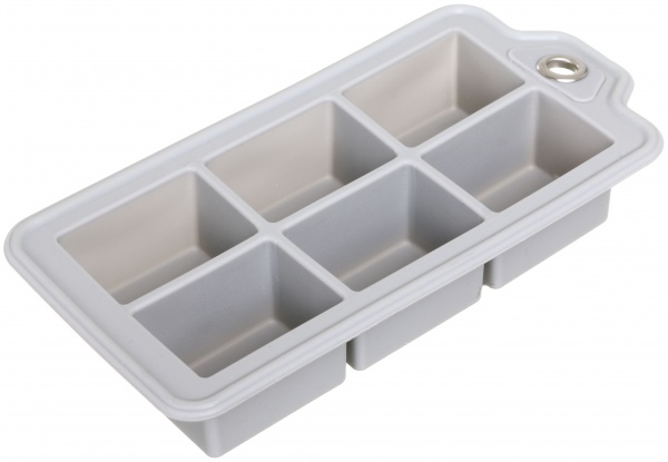 Форма для льда большая 21х10.3х4.6 см grey силикон UP! (Underprice)