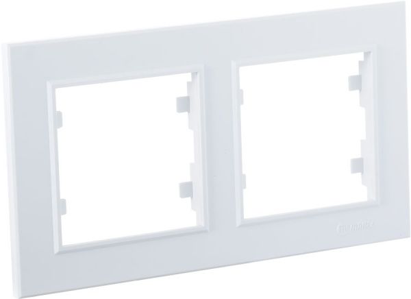 Рамка двухместная Makel Karea 00 горизонтальная белый