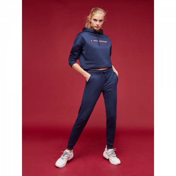 Джемпер Tommy Hilfiger CROPPED FLEECE HOODY S10S100360401 р. M синий
