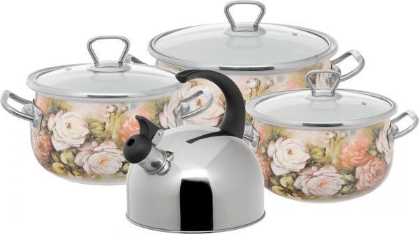 Набор кастрюль 6 предметов и чайник 26-268-002/1 Martex