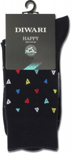 Шкарпетки чоловічі DiWaRi Happy 20С-37СП 138 р. 27 синій 1 пар 