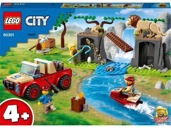 Конструктор LEGO City Спасательный внедорожник для зверей 60301