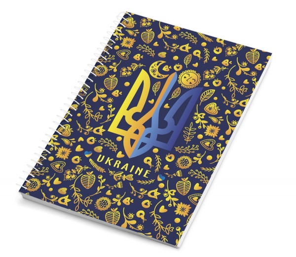 Блокнот Трезубец на орнаменте А4 96 лист. 1В2270 Аркуш