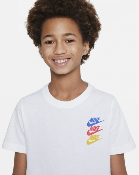 Футболка Nike B NSW SI GRAPHIC TEE FJ5391-100 р.L білий