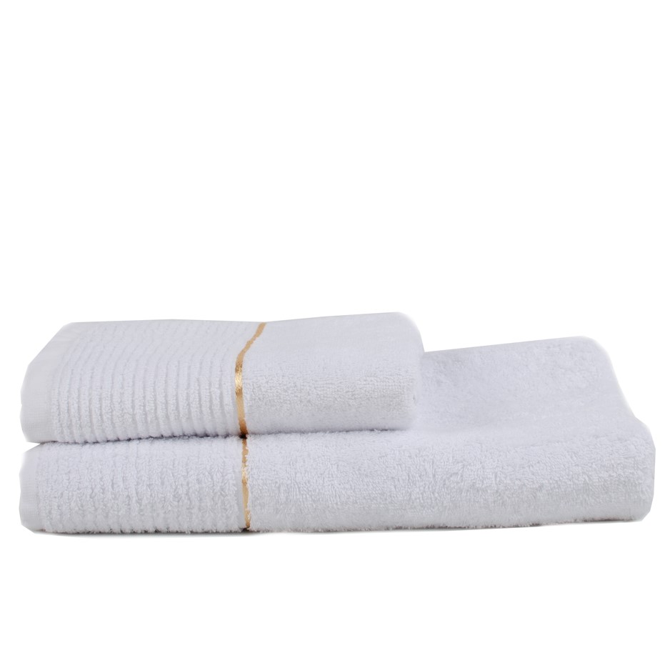 Рушник махровий GOLD 70x140 см білий La Nuit