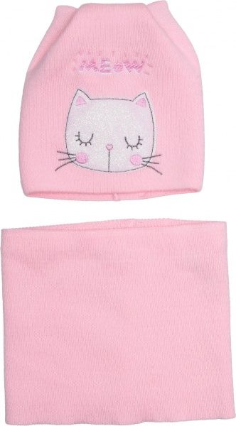 Шапочка дитяча для дівчинки Luna Kids р.50 світло-рожевий 2093к 