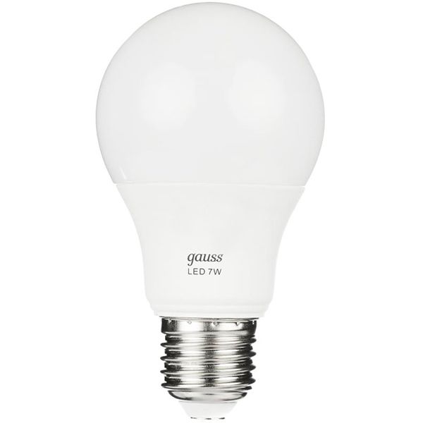 Лампа LED Gauss Black А60 7 Вт Е27 2700К