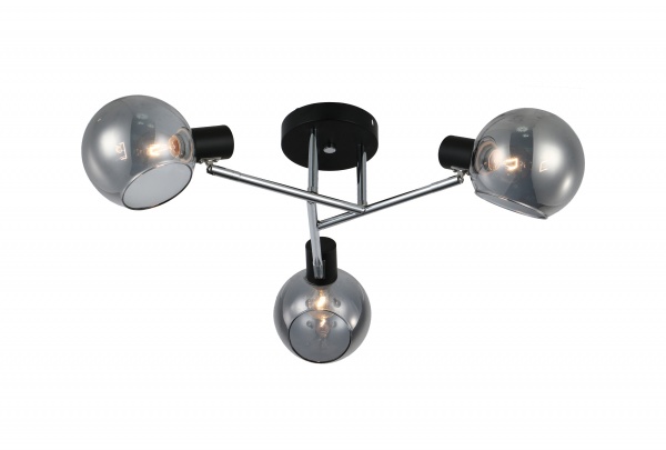 Люстра потолочная Blitz 3x40 Вт E14 черный 1502-43 