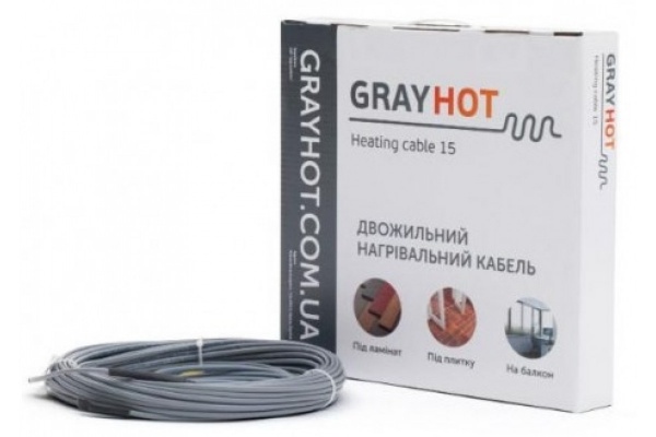 Нагрівальний кабель GrayHot 15 752 Вт 51 м