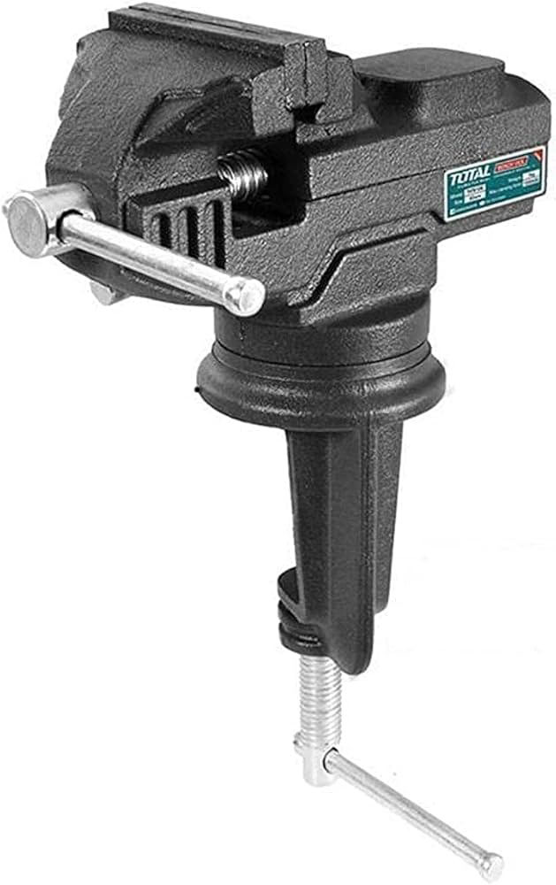 Лещата TOTAL® слюсарні з ковадлом 60 мм THT6126