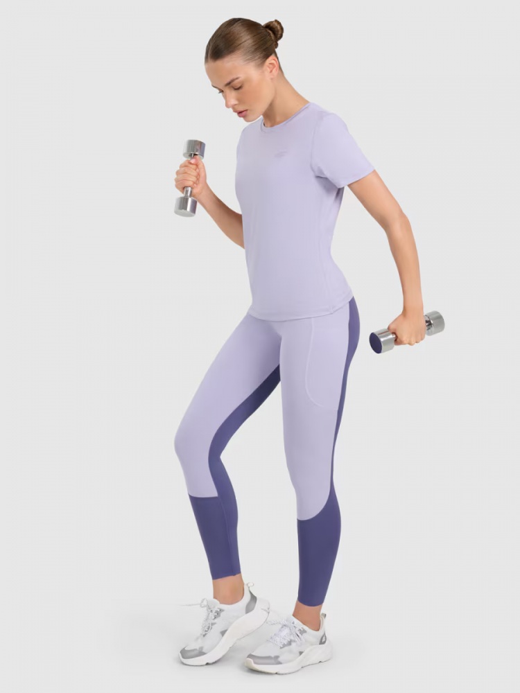 Футболка 4F TSHIRT FNK F1516 4FWAW25TFTSF1516-34S р.S голубой