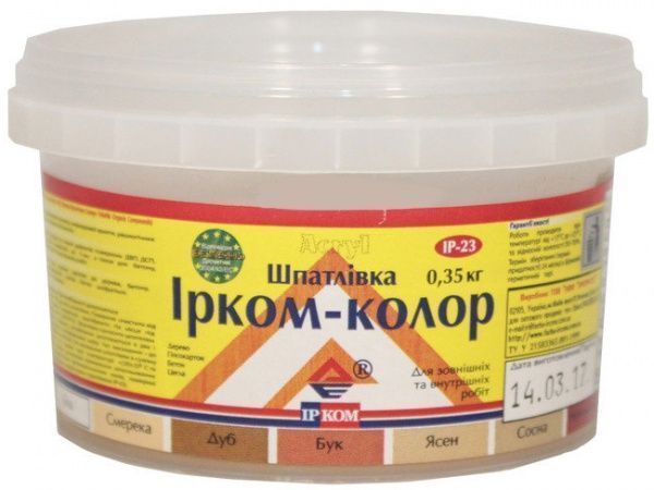 Шпаклевка для дерева ИР-23 ІРКОМ палисандр 350 г