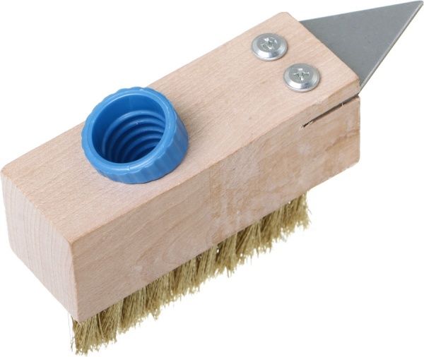 Щітка для бруківки Майгал дротяна зі скребком