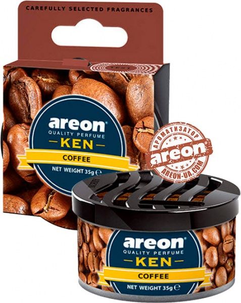 Ароматизатор на панель приладів АРЕОН KEN кава