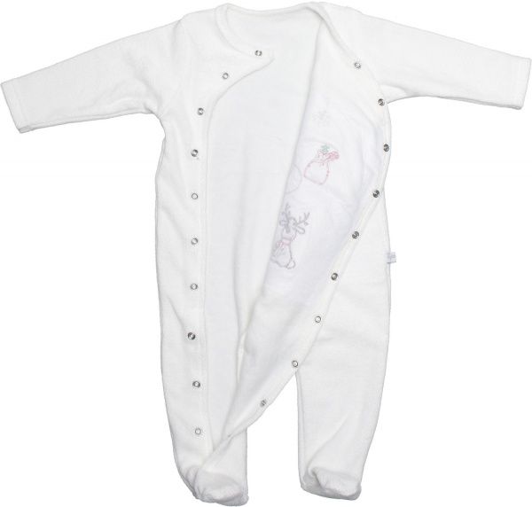 Комплект Фламинго праздничный молочный р.74 