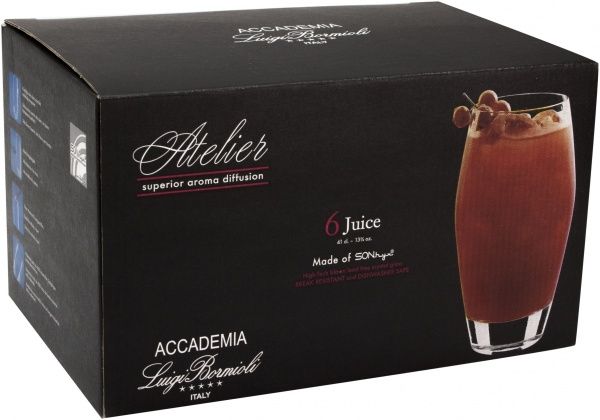 Набор стаканов Atelier 410 мл 6 шт. Luigi Bormioli 