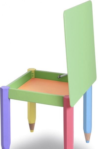 Столик Sweet baby Карандашики с пеналом 60x60 см салатовый 100016