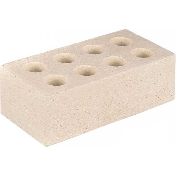 Кирпич гиперпрессованный Литос Магма пустотелый тычковой евро белый