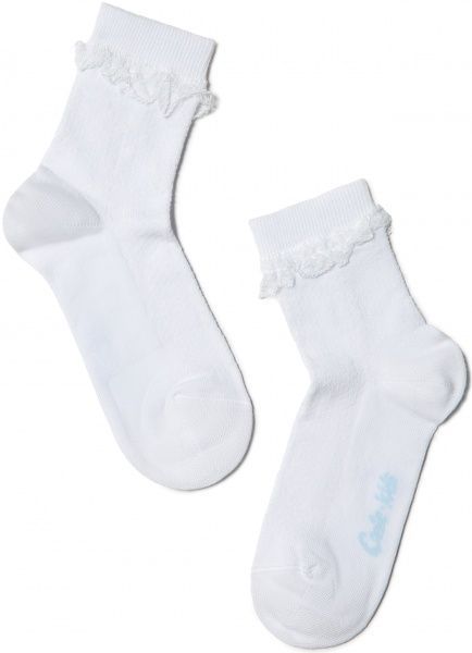 Носки детские Conte-Kids CK Tip-Top (с кружевной лентой) 7С-11СП 081 р.14 белый 