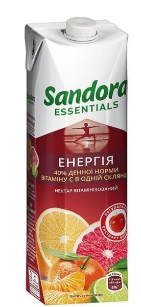 Нектар Sandora Essentials Энергия 0,95л 