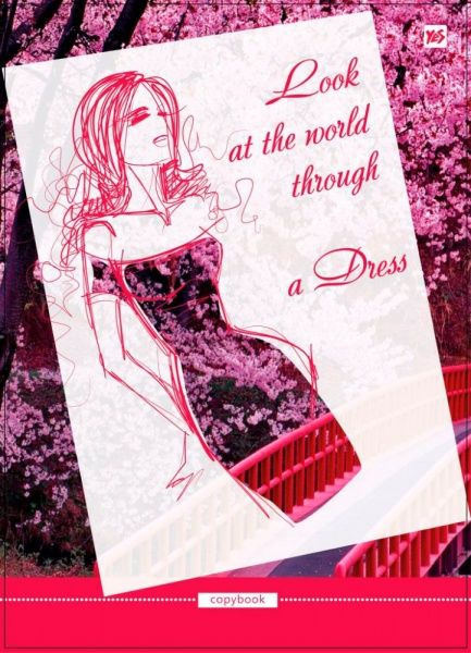 Тетрадь школьная 80 листов в клетку спираль YES