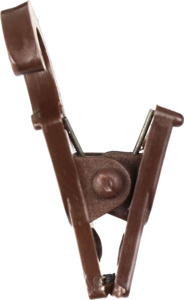 Прищепка з крючком 10 шт. ОМиС наборной орех 