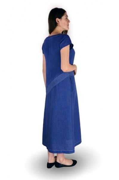 Сукня Галерея льону Джина р. 44 синій 0006/44/15 