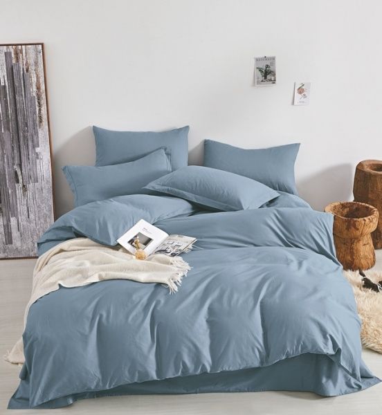 Комплект постельного белья семейный серый Word of Dream 