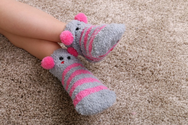 Носки для девочек Maxwin KIDS Страйп р.26-28 серо-розовый 