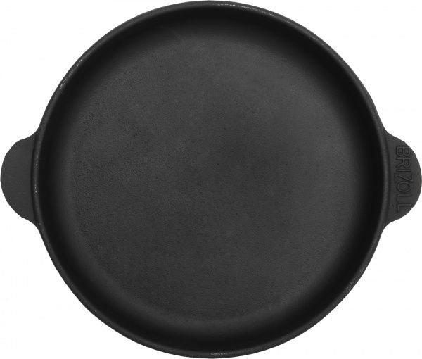 Сковорода чавунна з дощечкою 18x2,5 см 559-011 Brizoll