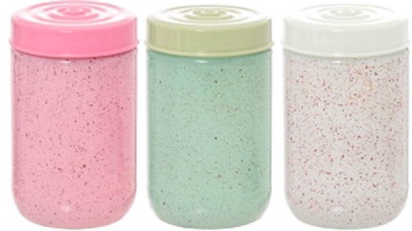 Банка для сыпучих White-Green-Pink 0,66 л 145567-000 Herevin