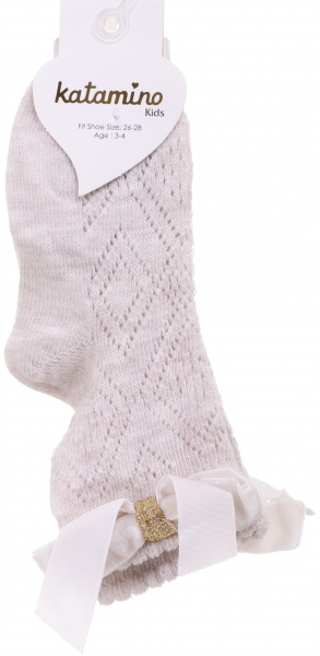 Носки для девочек KATAMINO K24060 р.3-4 бежевый 