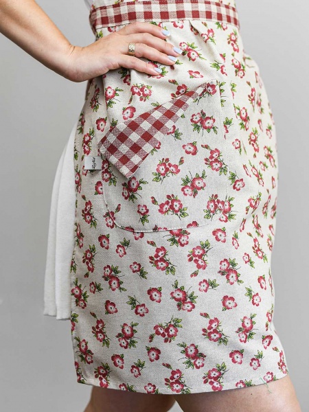 Фартук Бордо цветок La Nuit