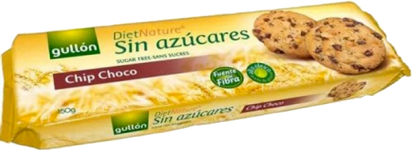 Печенье Gullon без сахара Diet Nature Chip Choco (8410376052633) 150 г 