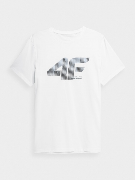 Футболка 4F TSHIRT M309 4FSS23TTSHM309-10S р.L белый