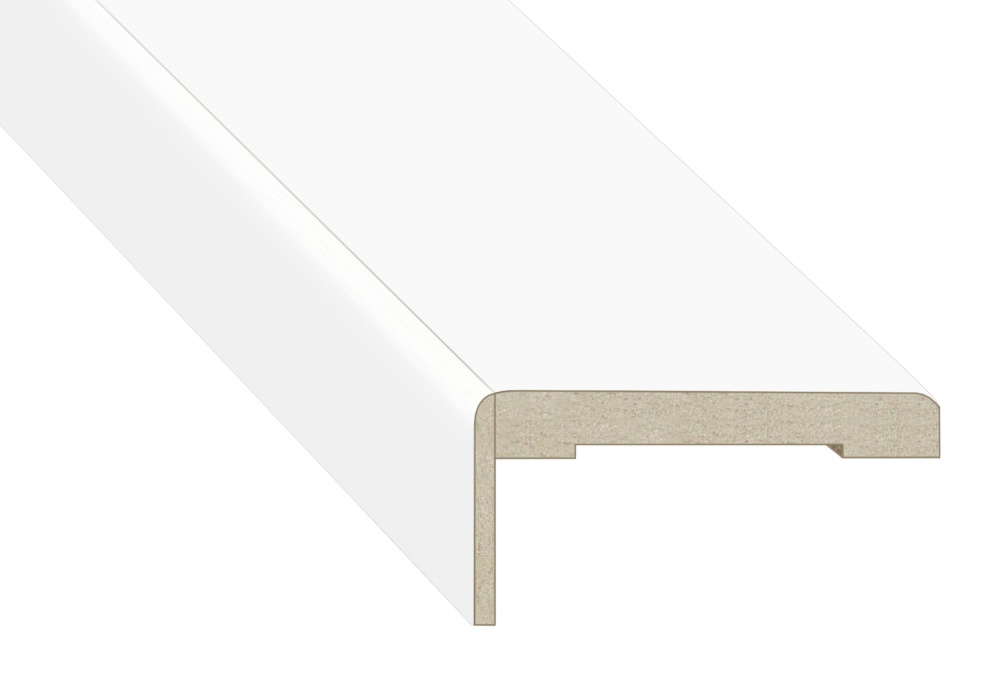 Наличник телескопический прямоугольная Porte Bianche 10х80х2200 мм белый