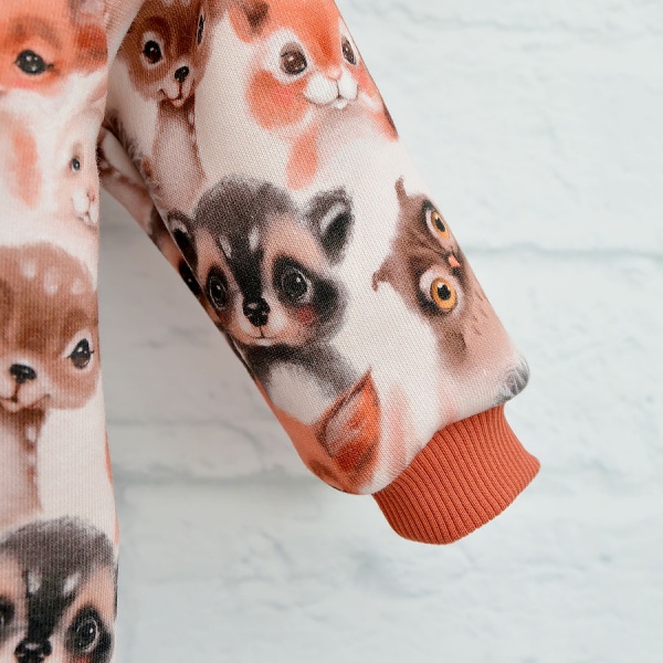 Комбинезон детский для девочки Blanka Животние р.68 коричневый 110356 