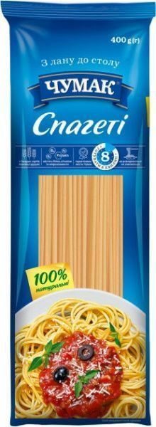 Макароны Чумак Спагетти 400 г 4820156768731 
