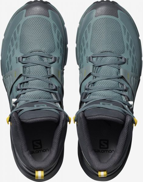 Черевики Salomon Odyssey mid gtx Ebony/Stormy Wea/S L41144600 р. UK 9 сірий