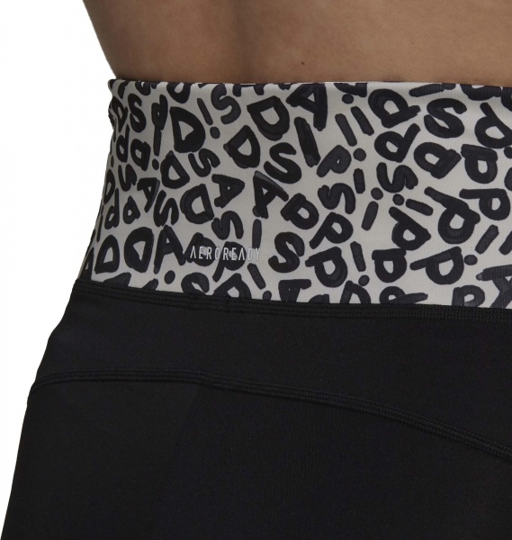 Лосины Adidas W FARM FB TIG GS6340 р.M черный