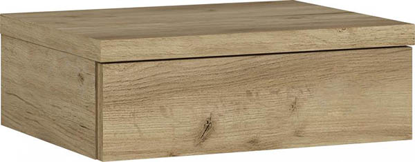 Тумба навесная Грейд Торино 402х137х320 мм дуб крафт золотой 