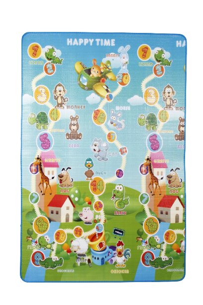 Игровой коврик Lindo Дино 180х120 см F 1011
