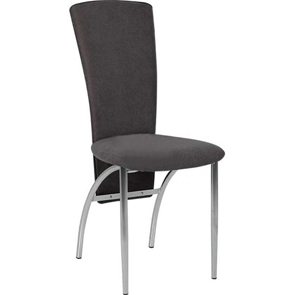 Стул обеденный Nowy Styl Amely Chrome (BOX-2) (CH) SORO-95 хром/серый