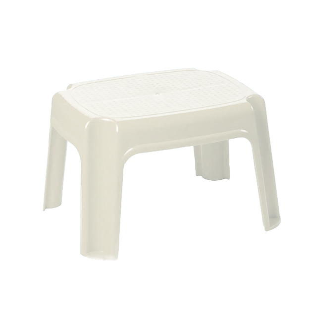 Табурет пластиковий надміцний білий