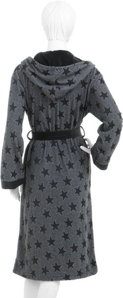 Халат домашній La Nuit Home Stars р. M антрацит 