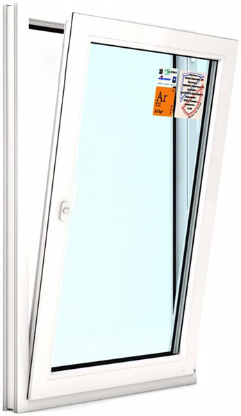 Окно поворотно-откидное REHAU ECOSOL-DESIGN 60 880x1350 мм правое
